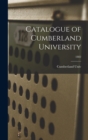 Image for Catalogue of Cumberland University; 1882