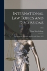 Image for International Law Topics and Discussions