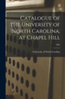 Image for Catalogue of the University of North Carolina, at Chapel Hill; 1887