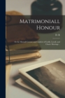 Image for Matrimoniall Honour