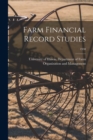 Image for Farm Financial Record Studies; 1938