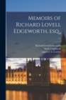 Image for Memoirs of Richard Lovell Edgeworth, Esq.; v.1