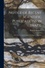 Image for Notice of Recent Scientific Publications in Brazil : O.A. Derby on the Geology of the Lower Amazonas