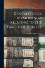 Image for Genealogical Memoranda Relating to the Family of Jodrell