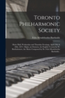 Image for Toronto Philharmonic Society [microform]