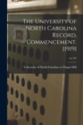 Image for The University of North Carolina Record. Commencement. [1919]; no.167