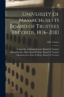 Image for University of Massachusetts Board of Trustees Records, 1836-2010; 1980 : Trustees