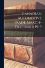 Image for Canadian Automotive Trade March-December 1919; 1