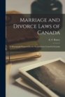 Image for Marriage and Divorce Laws of Canada [microform]