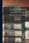 Image for Early Greene Marriages in Rhode Island