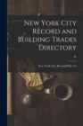Image for New York City Record and Building Trades Directory; p1