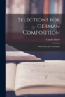 Image for Selections for German Composition