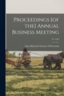 Image for Proceedings [of the] Annual Business Meeting; yr. 1916