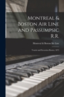 Image for Montreal &amp; Boston Air Line and Passumpsic R.R.