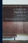 Image for A Table of Products