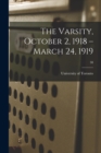 Image for The Varsity, October 2, 1918 - March 24, 1919; 38