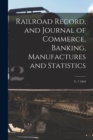 Image for Railroad Record, and Journal of Commerce, Banking, Manufactures and Statistics; v. 7 1859
