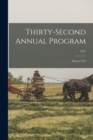 Image for Thirty-second Annual Program