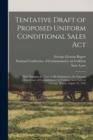 Image for Tentative Draft of Proposed Uniform Conditional Sales Act