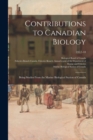 Image for Contributions to Canadian Biology : Being Studies From the Marine Biological Station of Canada; 1917-18