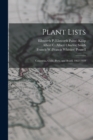 Image for Plant Lists : Colombia, Chile, Peru, and Brazil, 1922-1939