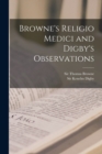 Image for Browne&#39;s Religio Medici and Digby&#39;s Observations [microform]