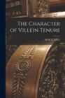 Image for The Character of Villein Tenure [microform]