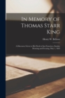 Image for In Memory of Thomas Starr King