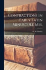 Image for Contractions in Early Latin Minuscule Mss.