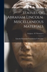 Image for Statues of Abraham Lincoln. Miscellaneous Materials; Sculptors - W Weinman 3