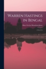 Image for Warren Hastings in Bengal : 1772-1774