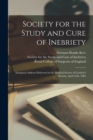 Image for Society for the Study and Cure of Inebriety
