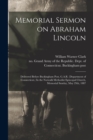 Image for Memorial Sermon on Abraham Lincoln
