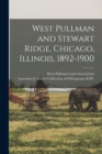 Image for West Pullman and Stewart Ridge, Chicago, Illinois, 1892-1900