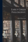 Image for Early Greek Philosophy;; c.1