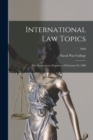 Image for International Law Topics