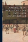 Image for University of North Carolina Extension Leaflets [serial]; v.1
