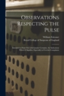 Image for Observations Respecting the Pulse