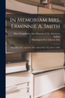 Image for In Memoriam Mrs. Erminnie A. Smith