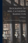 Image for Biography of Mrs. Catherine Babington