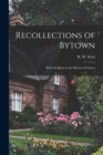 Image for Recollections of Bytown : Some Incidents in the History of Ottawa