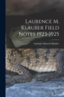 Image for Laurence M. Klauber Field Notes 1923-1925
