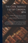 Image for The Civil Service List of Canada, 1894 [microform]