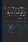 Image for J.L. Pulvermacher&#39;s Patent Portable Hydro-electric Voltaic Chains : Sold by J. Steinert, Sole Agent, No. 568 Broadway, New York