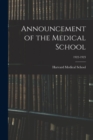Image for Announcement of the Medical School; 1922-1923