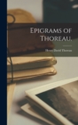 Image for Epigrams of Thoreau.