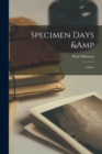 Image for Specimen Days &amp; Collect