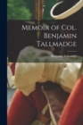 Image for Memoir of Col. Benjamin Tallmadge
