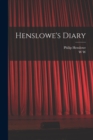 Image for Henslowe&#39;s Diary