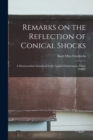 Image for Remarks on the Reflection of Conical Shocks; a Memorandum Submitted to the Applied Mathematics Panel, NDRC